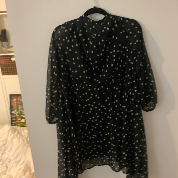 Black and white polka dot dress - Picture 2 of 2